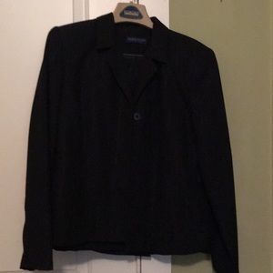 Size 14P Karen Scott Black Skirt Suit
